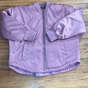 NWOT rose colored bomber jacket 💜